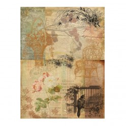 Papel de arroz A3 Cadence 073