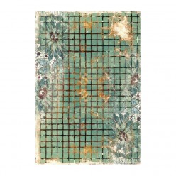 Papel de arroz A3 Cadence 553 Teselas Verdes