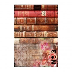 Papel de arroz A3 Cadence 550 Libros Antiguos