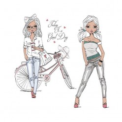 Papel de sublimación 30 x 30 it girl