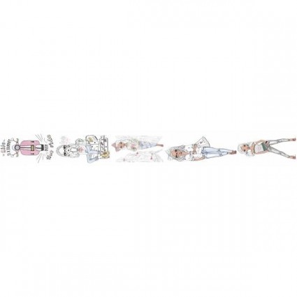 Papel de sublimación 6 x 27 chic girls mini