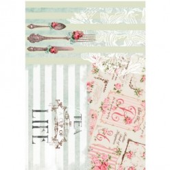 Papel de arroz A3 Cadence 340 cocina shabby 30 x 41