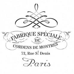 Stencil Cadence 45 x 45 Paris