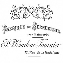 Stencil Cadence 45 x 45 Fabrique