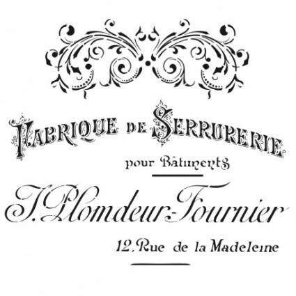 Stencil Cadence 45 x 45 Fabrique