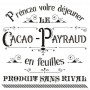 Stencil Cadence 45 x 45 Cacao Payrand