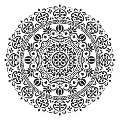 Stencil Cadence 45 x 45 Mandala