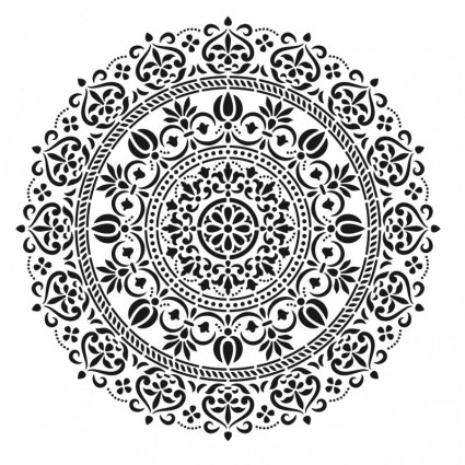 Stencil Cadence 45 x 45 Mandala