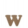 LETRA W MADERA DM