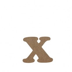 LETRA X MADERA DM