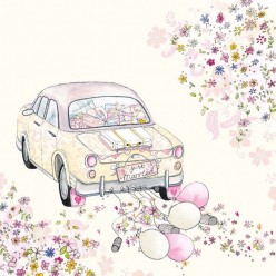 Servilleta Decoupage JUST MARRIED