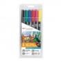 tombow set lettering 6 rotu. Colores Primarios