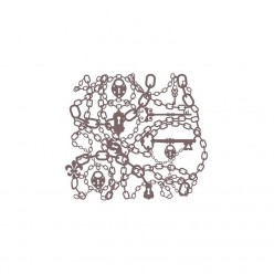 STENCIL TEXTIL SOMBRA CADENAS 21X30