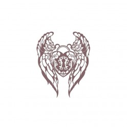 STENCIL TEXTIL SOMBRA ALAS Y CANDADO 21X30