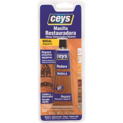 Masilla Madera nogal 40gr CEYS