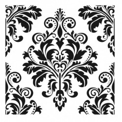 Stencil adamascado 45x45cm mod.2