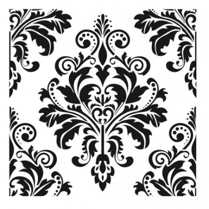 Stencil adamascado 45x45cm mod.2