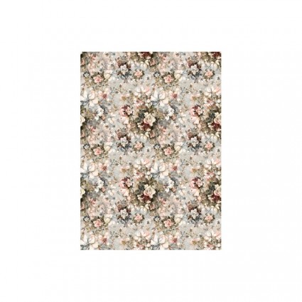 Papel Arroz FLORES FONDO CLARO