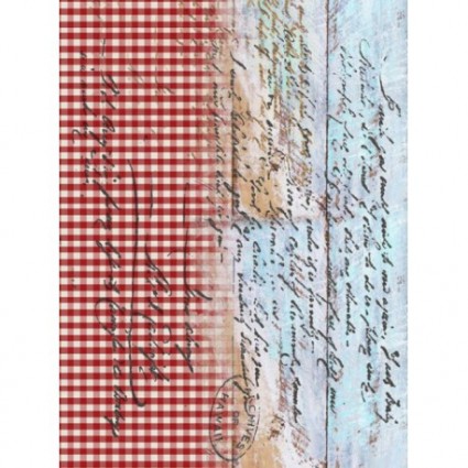 Papel Arroz FONDO MARINO LETRAS