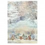 Papel Arroz SNOW VILLAGE
