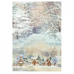 Papel Arroz SNOW VILLAGE