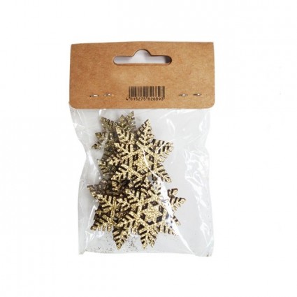 Estrellas Navidad Doradas Bolsa