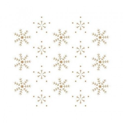 Stencil Copos de Nieve