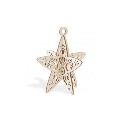 Silueta Estrella Navidad