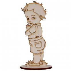 Silueta Bebe niño peto 22,5cm chopo