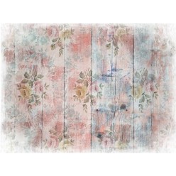 Papel Arroz MADERA ROSA IMPRESA