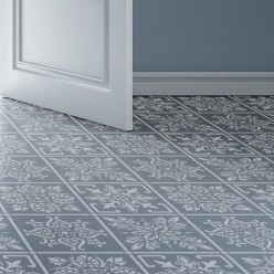 Stencil suelo azulejos, 52 x 52