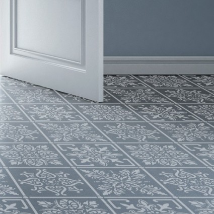 Stencil suelo azulejos, 52 x 52