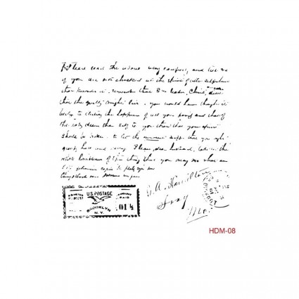 Stencil CARTA SELLADA 25 X 25 CADENCE