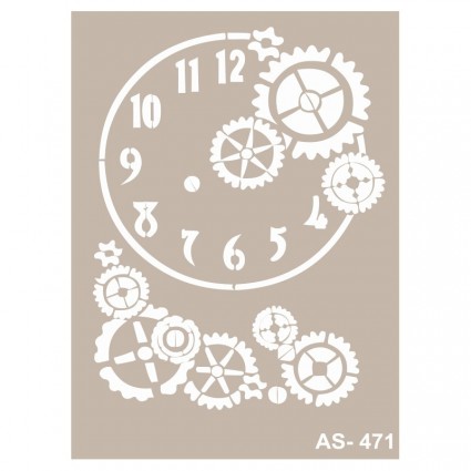 Stencil ENGRANAJES ESFERA 30X21