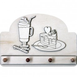 PERCHA COCINA MOCCA 30X20CM