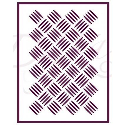 STENCIL A4 ROMBOS RALLADOS 30X21CM