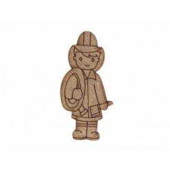 SILUETA DE DM DOLL BOMBERO 10X5