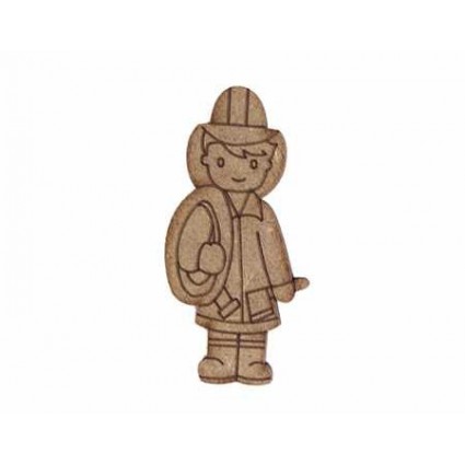 SILUETA DE DM DOLL BOMBERO 10X5