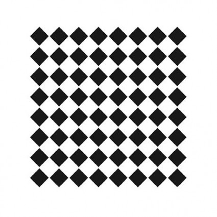 Stencil Rombos 25X25