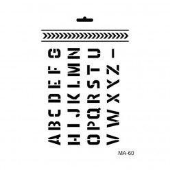 Stencil  ABECEDARIO  21X30