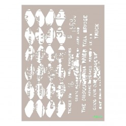 STENCIL TEXTO CON ROMBOS 21 X 30 CADENCE
