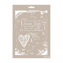 STENCIL SIMBOLOS 21 X 30