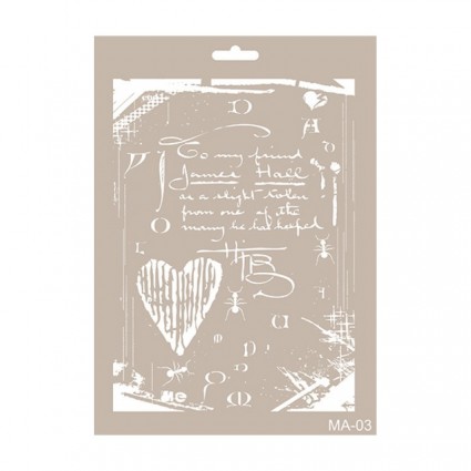 STENCIL SIMBOLOS 21 X 30