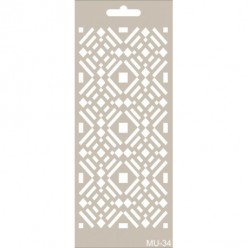 stencil mix  GEOMÉTRICO 21 x 9