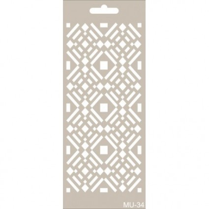 stencil mix  GEOMÉTRICO 21 x 9