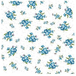 servilleta No me olvides azules