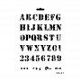 Stencil Mix Media LETRAS CARGO SERIF 21 x 30