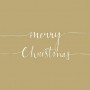 Servilleta CHRISTMAS NOTE GOLD