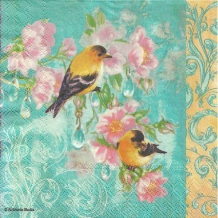 Servilleta SCARLET PETROL 33X33CM