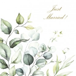 SERVILLETA 33X33CM ROMANTIC MARRIAGE